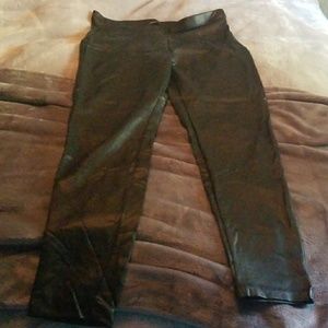 Leather-like leggings